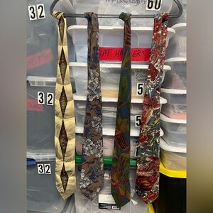 Designer Silk Tie Collection (4)- Men